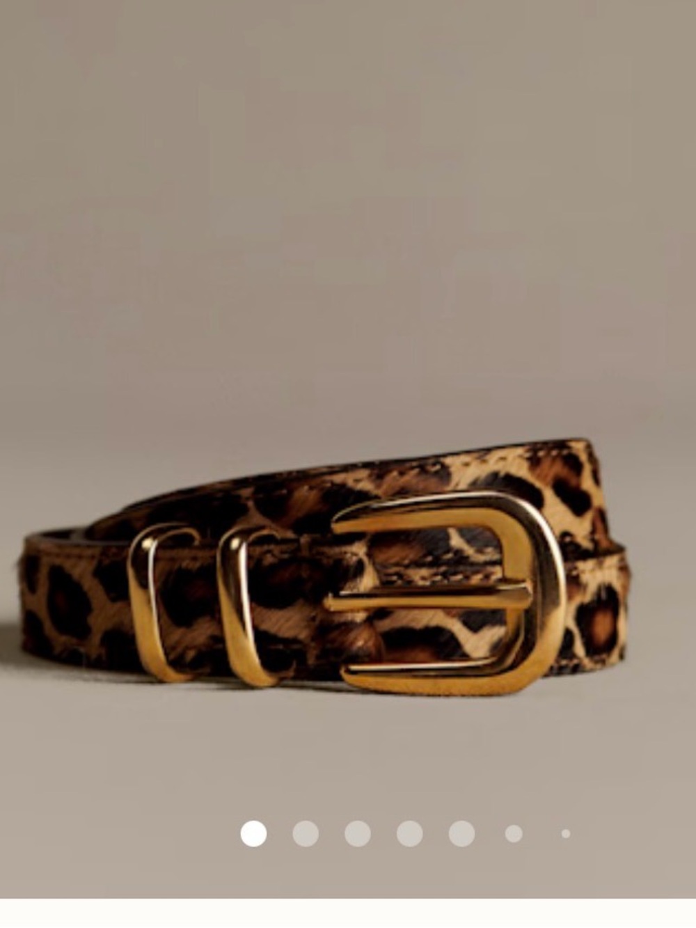 SEZANE LIVIE BELT in LEOPARD
